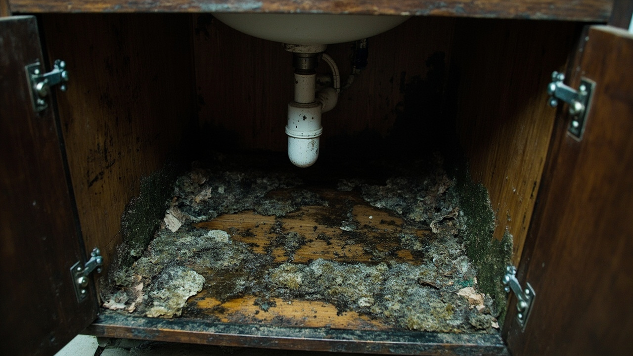 Mold in Bathroom Cabinets in Miami – Expert Diagnosis and Permanent Plumbing Fixes
