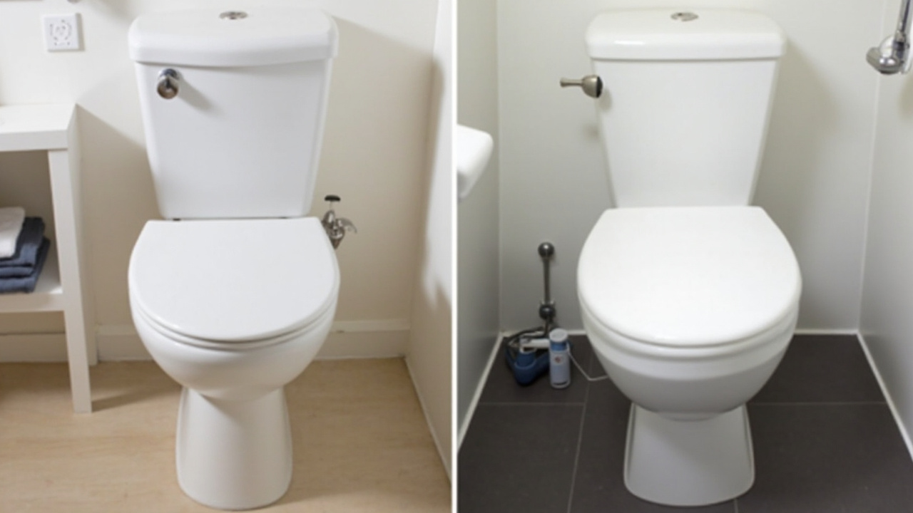 Deciding Between a Traditional and a Wall-Mounted Toilet for Your Small South Beach Bathroom