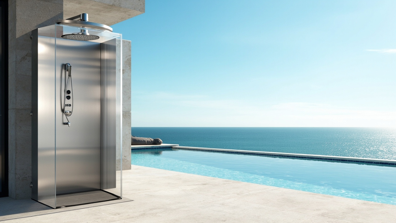 Picking the Right Type of Outdoor Shower for Your Golden Beach Waterfront Property
